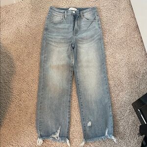 Classic Light Blue Straight Leg Jeans